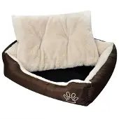 vidaXL Hondenbed bruin en beige XXL online kopen