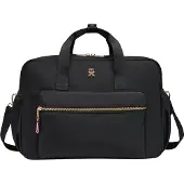 Tommy Hilfiger Tas 'TH Monogram Plaque Changing' zwart