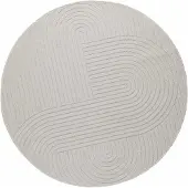 vidaXL Vloerkleden Rond PALMERAS Crème Ø 200 CM Polyester
