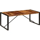 vidaXL Eettafel 200x100x75 cm massief acaciahout