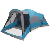 vidaXL Tunneltent voor gezin 8-persoons waterdicht blauw