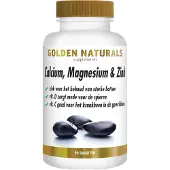 Golden naturals Calcium, Magnesium & Zink Tabletten