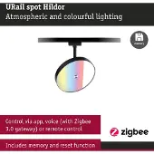 Paulmann 230V-railsysteem lamp URail 7.5 W LED Zwart (mat)