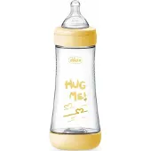 Chicco Perfect 5 babyfles 4 m+ Fast Flow Yellow 300 ml