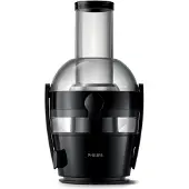 Philips Viva Collection centrifugaal sapcentrifuge, 2,0 liter, NutriU recepten-app, QuickClean, 800 W, zwart (HR1856/70)