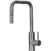 Pure.Sink Luxion massief RVS keukenkraan square met uittrekbare uitloop PLXSQUA-02