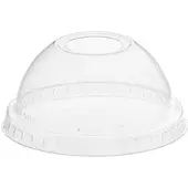 Starpak 50 Deksel Hurricane, PET rond Ø 7,8 cm · 3,8 cm glashelder met gat