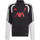Adidas Liverpool Trainingstrui 1/4-Zip 2026-2027 Kids Zwart Grijs Wit Rood