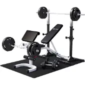 Gorilla Sports Fitnessbank + Halterset (Complete Set)