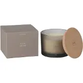 J-Line geurkaars Accords Essentiels - Cuir Désir - glas - bruin - 28U