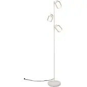 Reality Vloerlamp Neralo, alu / grijs / zink, Woon-/ Eetkamer, metaal, vloerlamp