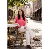 Stefano lauran Dames Veterschoenen 12735 - Bruin - Maat 41