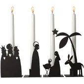 Pluto Design Nativity Scene kandelaar metaal Groot