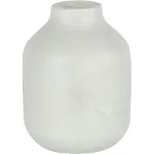 J-Line vaas Fles Marmer - steen - wit - large
