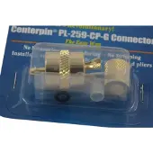 Shakespeare Antennas Centerpin Rg8x Rg58/au Antenna Connector Transparant