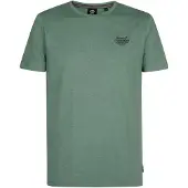 Petrol Industries Shirt 'Cosmos' groen / donkergroen