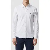 Tommy Hilfiger Knit Pique Shirt White Maat: XXL | Zakelijke Overhemden Outlet | Heren | Wit