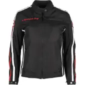 Helstons Queen dames motorfiets textiljas, zwart, maat M