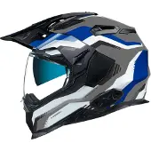 NEXX X.WED2 Columbus Blauw Grijs Adventure Helm Maat S