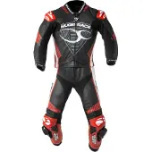 MUGENRACE Impegnato-D geperforeerd dames tweedelig motorfiets lederen pak