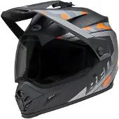 Bell MX-9 Adventure MIPS Enduro Grijs Oranje Adventure Integraalhelm Maat S