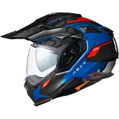 NEXX X.WED3 Keyo Blauw Rood Mat Adventure Helm Maat L
