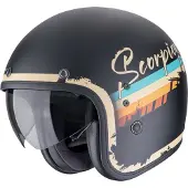 Scorpion Belfast Evo Adonis Zwart Beige Jethelm Maat L