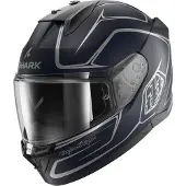 Shark D-Skwal 3 Drone Mat Blauw Zilver Blauw BSB Integraalhelm Maat 2XL