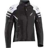 Ixon Ilana Evo Zwart Wit Grijs Dames Textiele Motorjas Maat XS