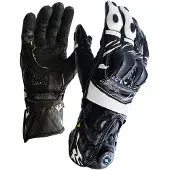 MUGENRACE Cowy Zwart Witte Handschoenen Maat 2XL