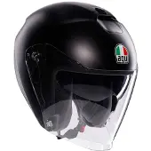 AGV Irides Mono Logo Mat Zwart Jethelm Maat S