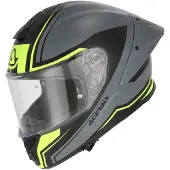 Acerbis Tarmak-X, integraalhelm ,Grijs/Zwart/Neon-Geel ,M