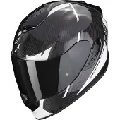 Scorpion Exo-1400 Evo Carbon Air Kendal Zwart-Wit Integraalhelm Maat 2XL