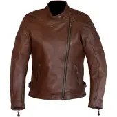 Merlin Bristol D3O Cafe Dames motorfiets lederen jas Maat