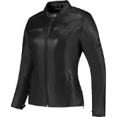 Rusty Stitches Super Joyce V2 damesmotorfietsjas, leer, zwart, maat 48