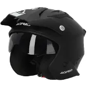 Acerbis Aria Solid Zwart Jethelm Maat XS