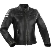 Segura Funky damesmotorfietslerenjas, zwart, maat 46