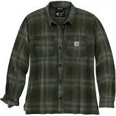Carhartt Midweight 105574 Overhemden Flannel L/s Plaid Stretch | Maat: L