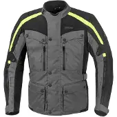 GMS Temper Grijs Zwart Geel Textiele Motorjas Maat L