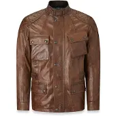 Belstaff Turner Bruine Leren Jas Maat S