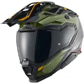 NEXX X.WED 3 Furka Carbon Groen Geel Adventure Integraalhelm Maat S