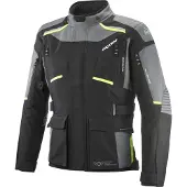 Ixon Midgard Zwart Grijs Bright Geel Waterdichte Textiele Motorjas Maat S