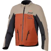 Alpinestars AMT-8, textieljas DrystarXF ,Lichtbruin/Zwart/Oranje ,XL