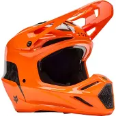 FOX V3 RS Fracture Carbon Oranje Crosshelm Maat S