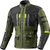 Berik Absolute Zero RX waterdichte motorfietstextiljas, zwart/olijf, maat 54
