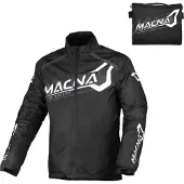 Macna Rainossi motorregenjas, zwart/wit, maat L