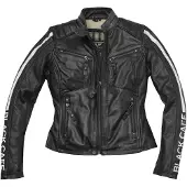 Black-Cafe London Toronto Dames Zwart Leren Motorjas Maat M