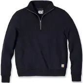 Carhartt Trui Women Fiber Series Half-Zip Sweatshirt Black-XL