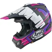 Arai MX-V EVO Battle Paars Crosshelm Maat S