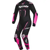 Ixon Vortex 3 Lady Zwart Roze Wit 1-Delig Motorpak Maat XL